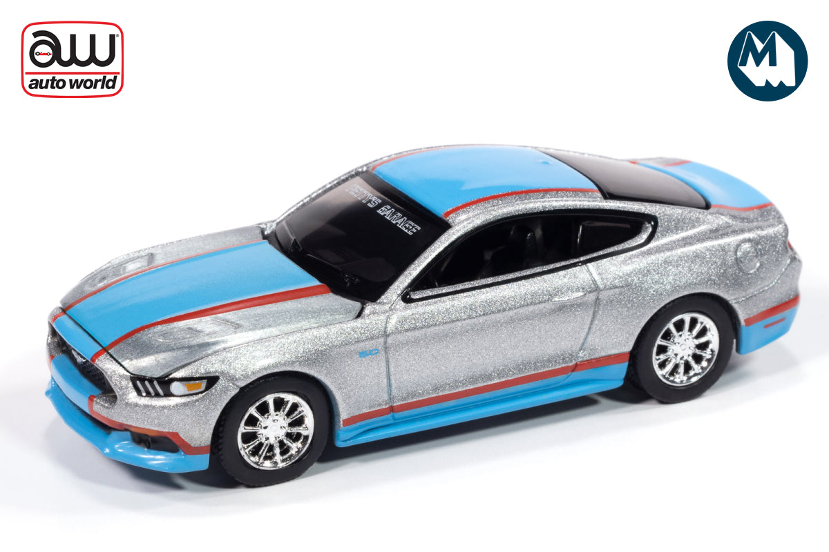 2017 Ford Mustang GT Tribute Edition (Ingot Silver and Petty Blue)