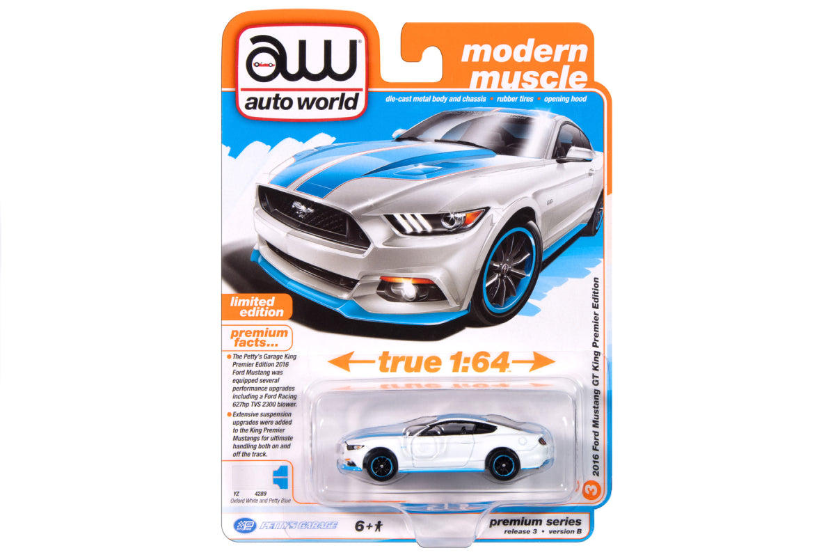 2017 Ford Mustang GT King Premier Edition (Oxford White and Petty Blue)
