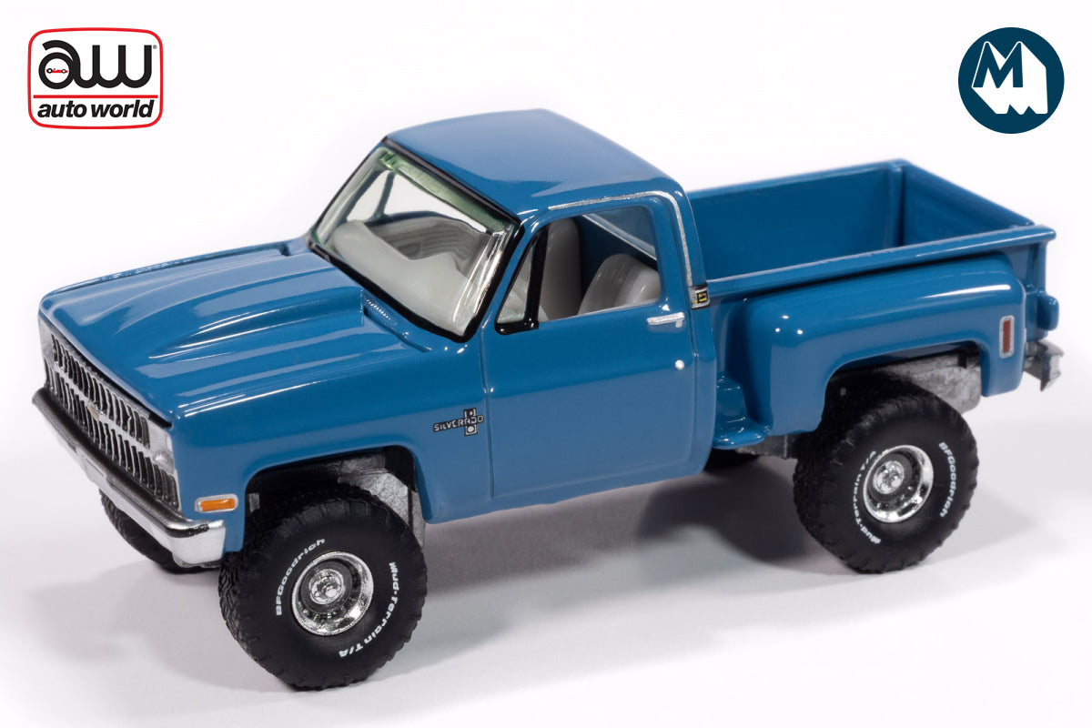 1981 Chevy Silverado Stepside (Medium Blue)