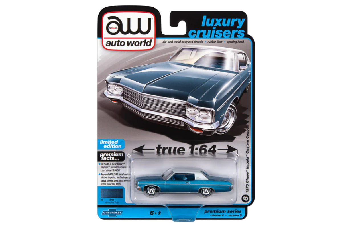 1970 Chevrolet Impala Custom Coupe (Astro Blue Poly)