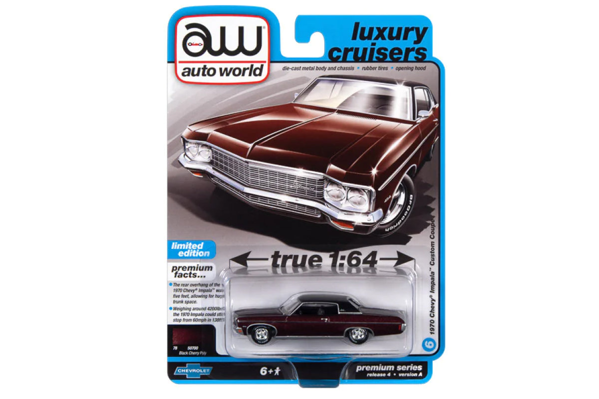 1970 Chevrolet Impala Custom Coupe (Black Cherry Poly)