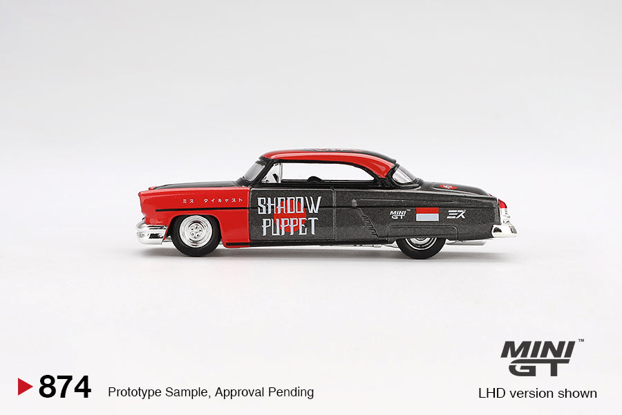 #874 - Lincoln Capri Hot Rod 1954 "Shadow Puppet" / Mini GT x MIZU Diecast 2024
