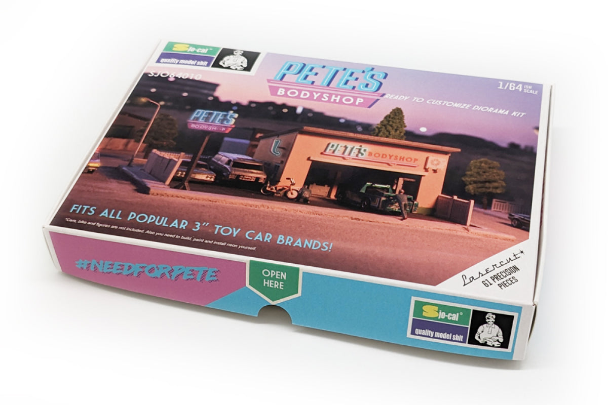 1:64 Diorama Kit - Pete's Bodyshop