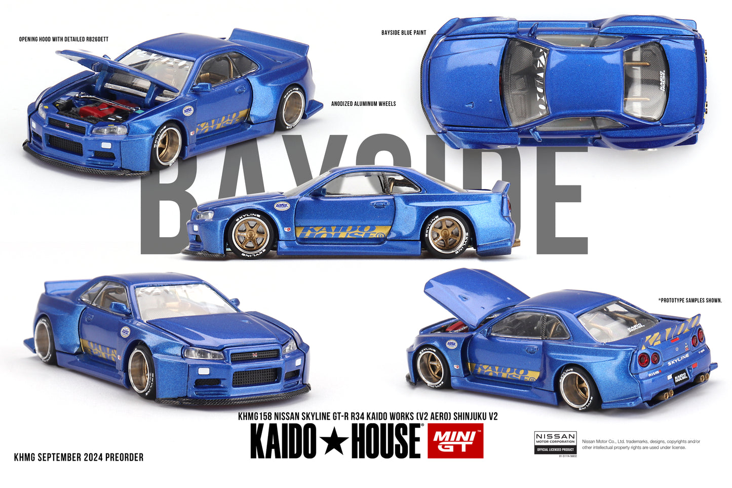 #158 - Nissan Skyline GT-R (R34) Kaido Works (V2 Aero) SHINJUKU V2