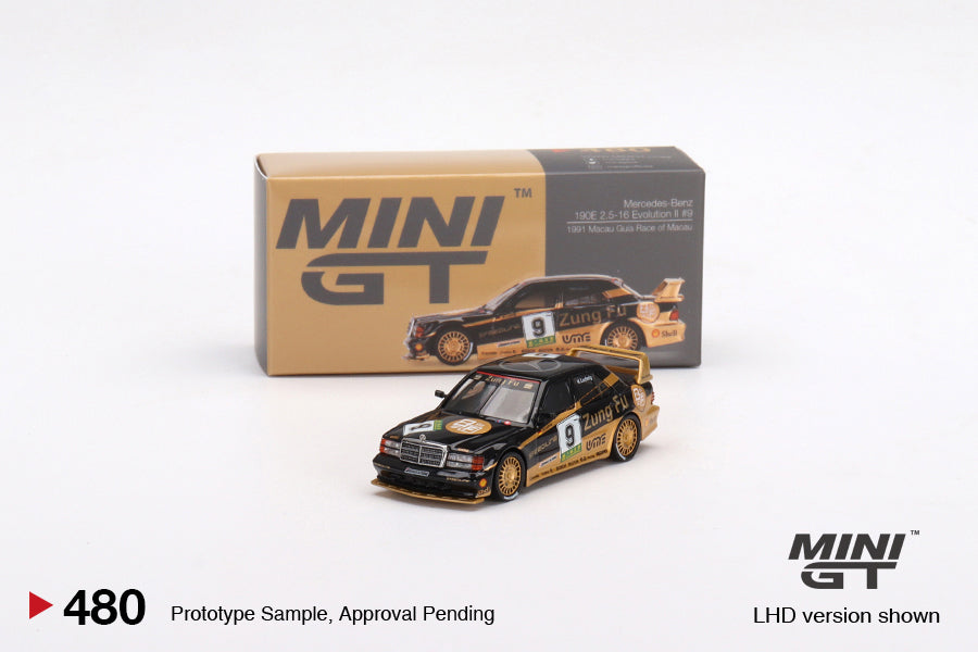 #480/481/482 - Mercedes-Benz 190E 2.5-16 Evolution II 1991 Macau Guia Race of Macau AMG/Zung Fu (3 Cars Set)