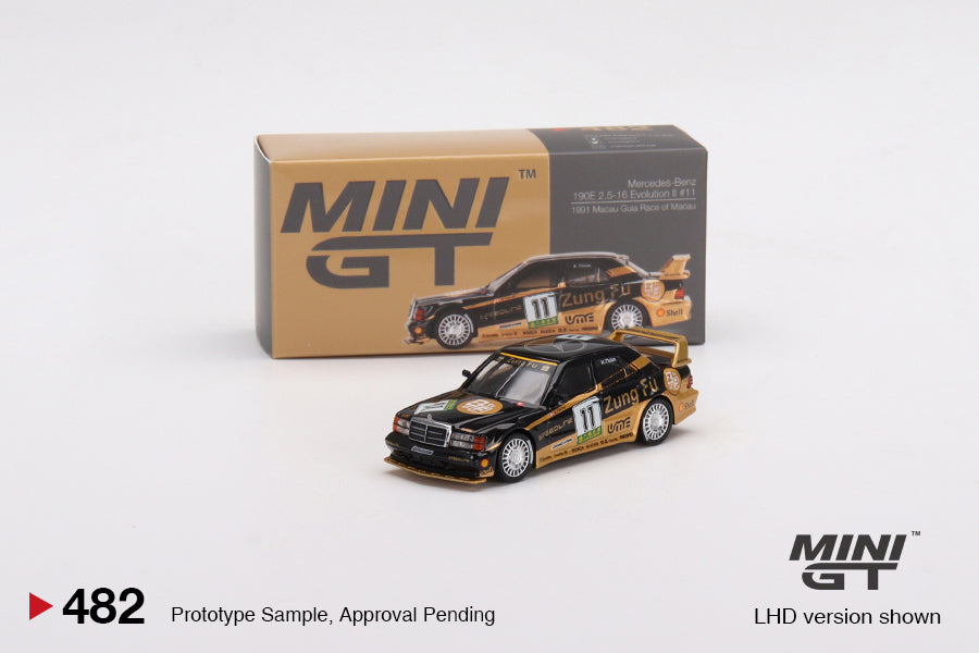 #480/481/482 - Mercedes-Benz 190E 2.5-16 Evolution II 1991 Macau Guia Race of Macau AMG/Zung Fu (3 Cars Set)