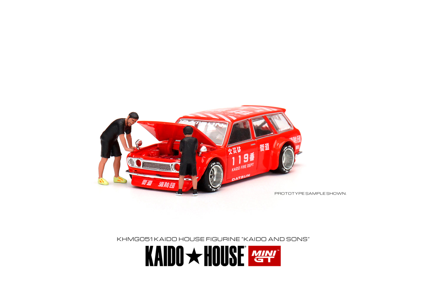 #051 - Kaido House 1:64 figures: Kaido & Sons