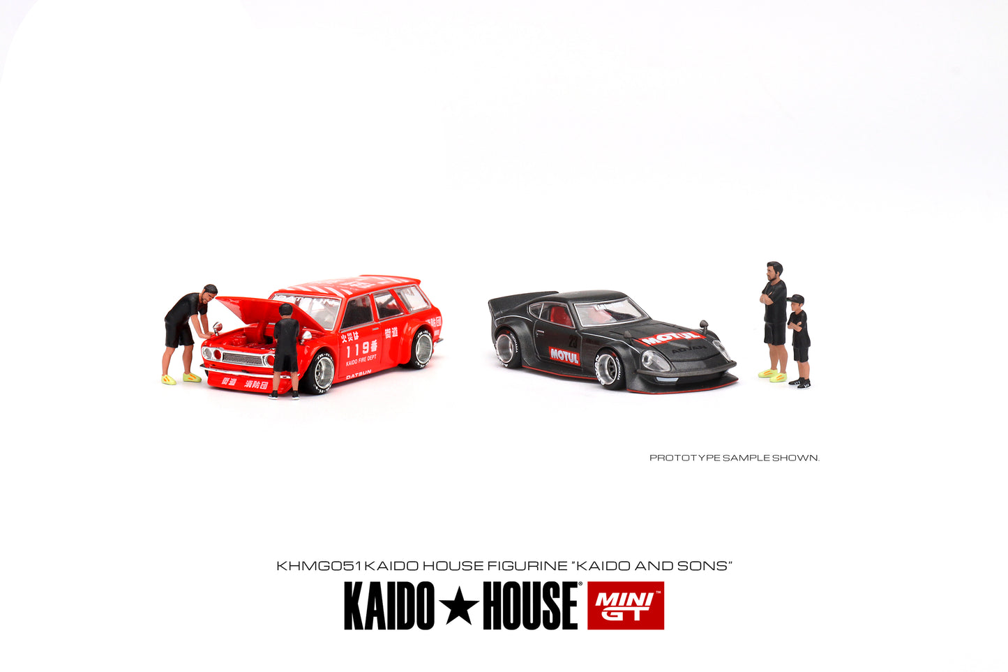 #051 - Kaido House 1:64 figures: Kaido & Sons