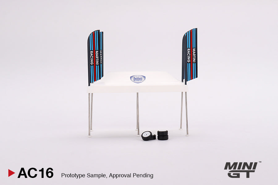1:64 Paddock Service Tent Set - Martini Racing