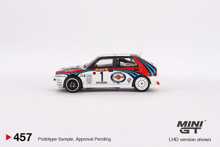 #455/456/457/458 - Lancia Delta HF Integrale Evoluzione 1992 Rally Monte Carlo Martini Racing (4 Cars Set)