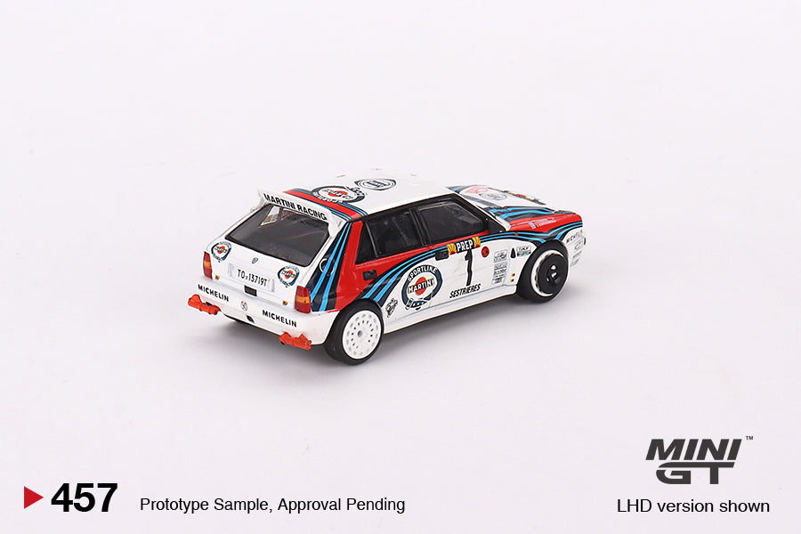 #455/456/457/458 - Lancia Delta HF Integrale Evoluzione 1992 Rally Monte Carlo Martini Racing (4 Cars Set)
