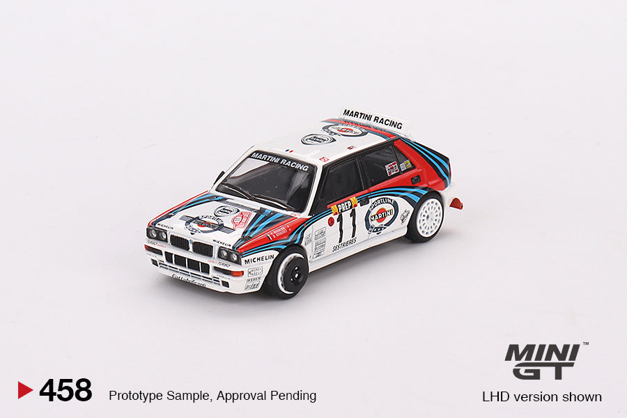 #455/456/457/458 - Lancia Delta HF Integrale Evoluzione 1992 Rally Monte Carlo Martini Racing (4 Cars Set)