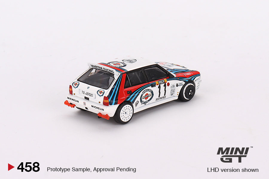 #455/456/457/458 - Lancia Delta HF Integrale Evoluzione 1992 Rally Monte Carlo Martini Racing (4 Cars Set)