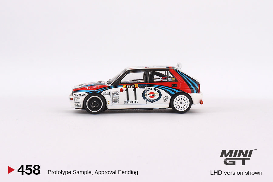 #455/456/457/458 - Lancia Delta HF Integrale Evoluzione 1992 Rally Monte Carlo Martini Racing (4 Cars Set)