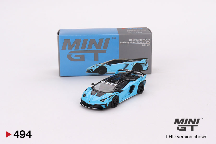#494 - Lamborghini LB-Silhouette WORKS Aventador GT EVO (Baby Blue)