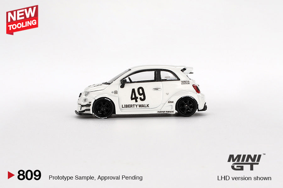 #809 - LB-WORKS x Abas Works ABARTH 595 (Gara White)