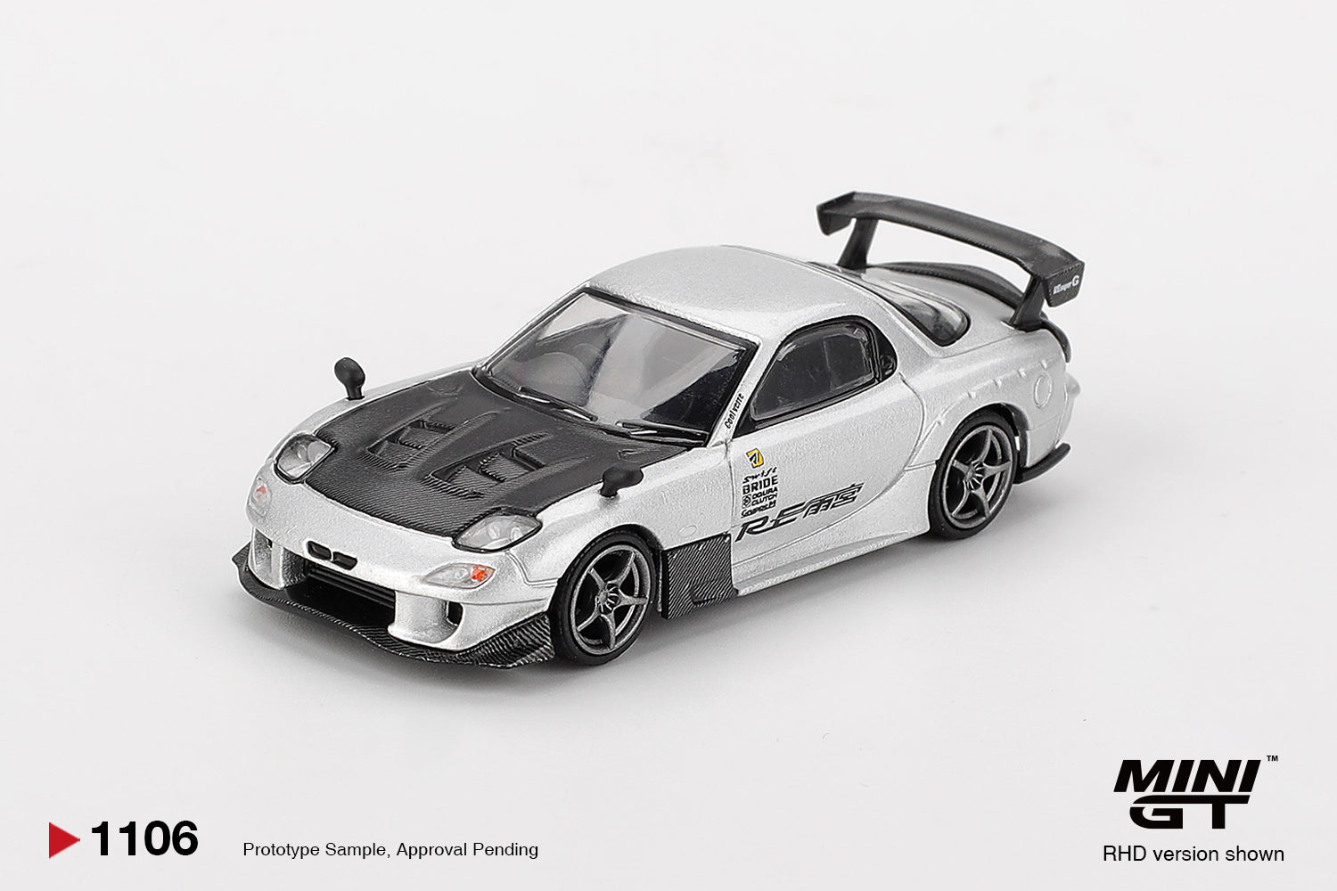 1106 - Mazda RX-7 RE-Amemiya (Silver Metallic) – Modelmatic