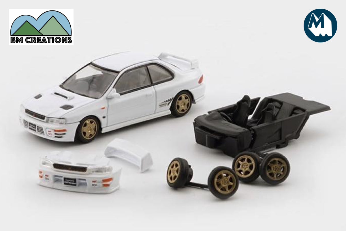 Subaru Impreza GC8 WRX Type-R with exra wheels and parts (White)