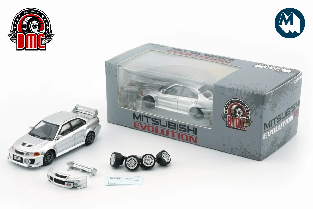 Mitsbushi Lancer Evolution V and VI (Silver)