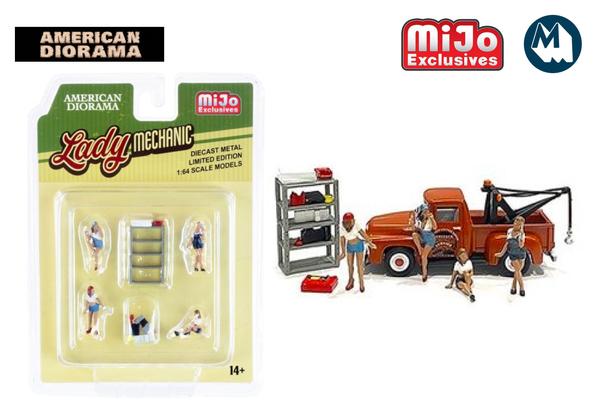 1:64 American Diorama Lady Mechanics (AD-76484)
