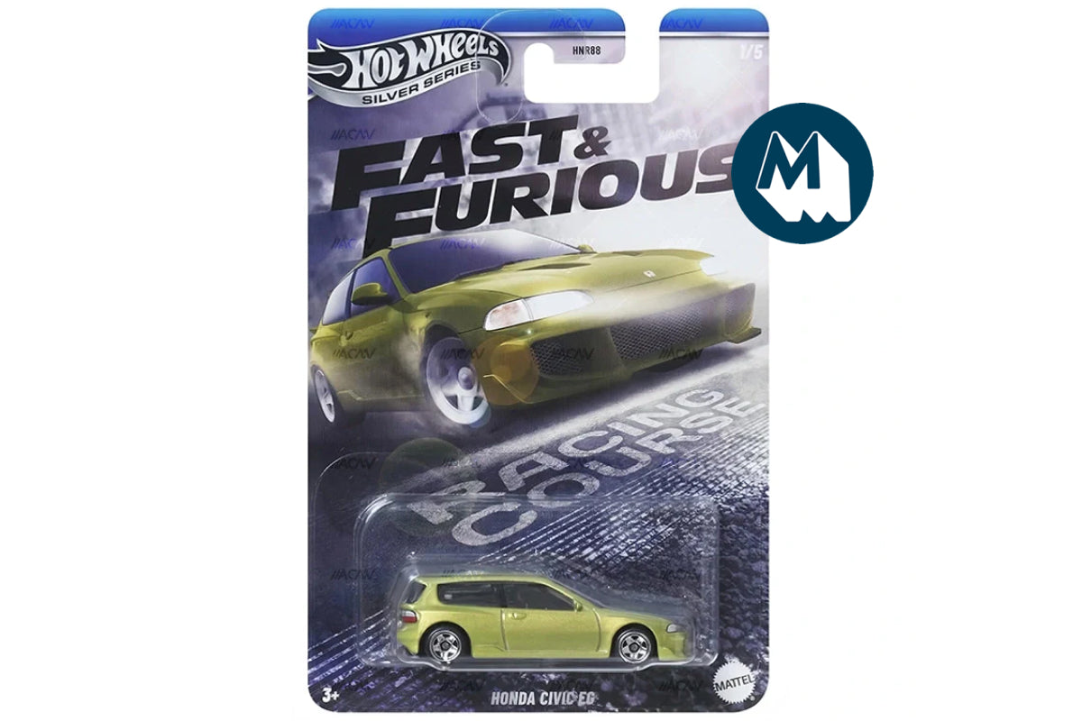 Hot Wheels Faster Than Ever 2006 First Editions Green Honda Civic SI #028 - Collectible Diecast Car With Flashing Light