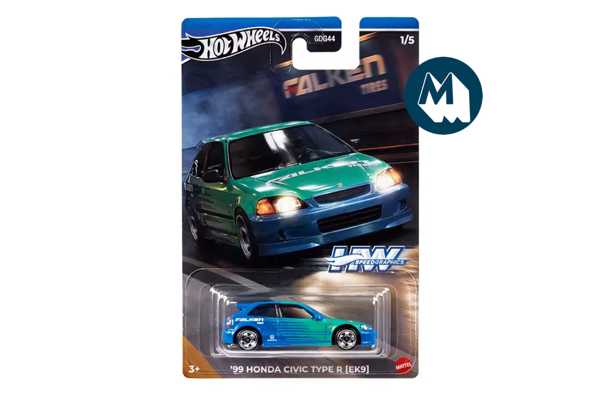Hot Wheels Speed Graphics (2024) #1 '99 Honda Civic Type R