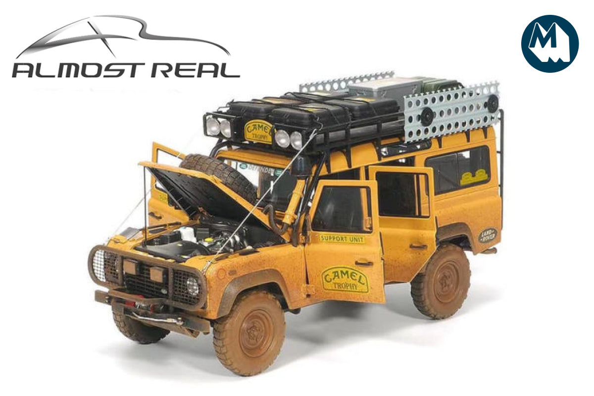 1:18 - Land Rover Defender 110 "Camel Trophy" Support Unit, Sabah-Malaysai 1993 (Dirty Version)