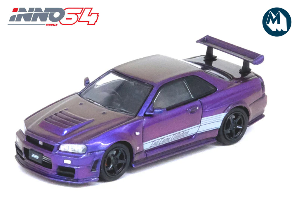 Amazon.com: Inno Models Skyline GT-R (R34) Top Secret RHD (Right Hand  Drive) Gold Metallic with Carbon Hood and Trunk Tokyo Auto Salon 2024 -  Malaysia 