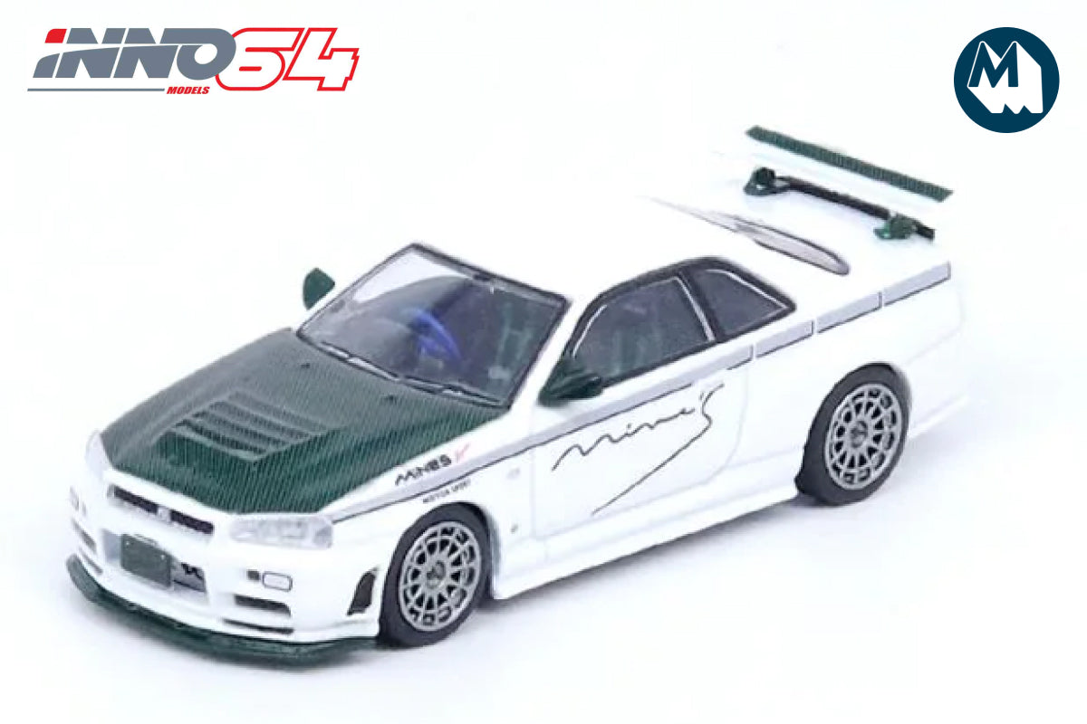 Nissan Skyline GT-R (R34) Nismo R-Tune "Mine's" with Green Carbon