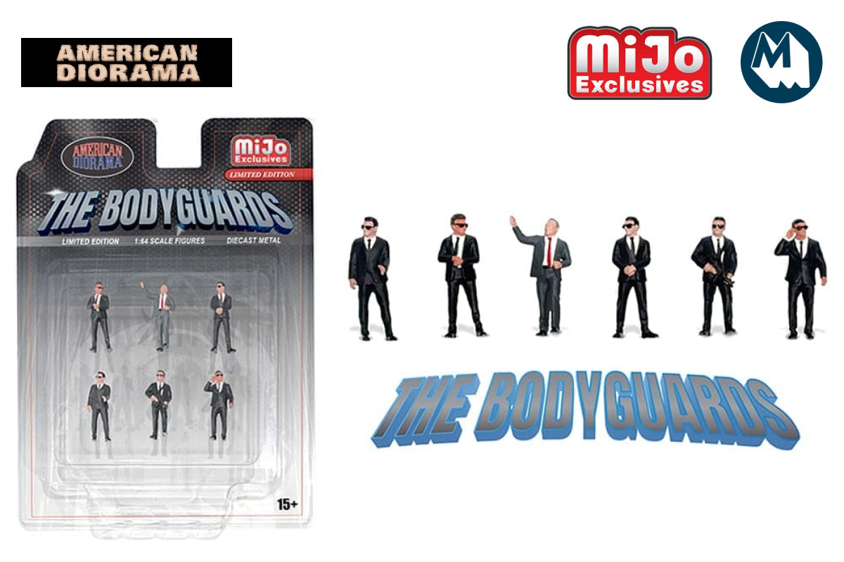 1:64 American Diorama The Bodyguards Figure Set (AD-2421)