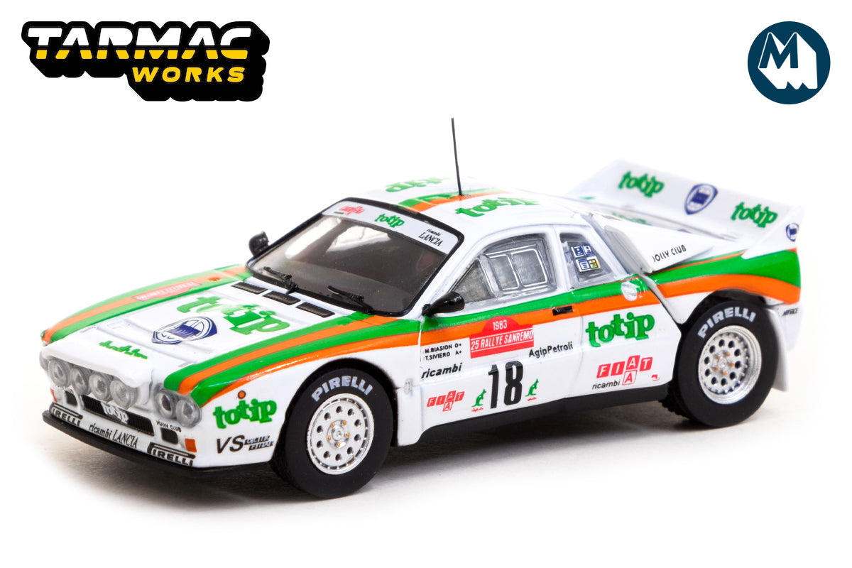 HPI-RACING 1/43 LANCIA 037 RALLY (#1) H. TOIVONEN SANREMO HPI-RACING 1/43 LANCIA 037 RALLY (#1) H. TOIVONEN SANREMO
