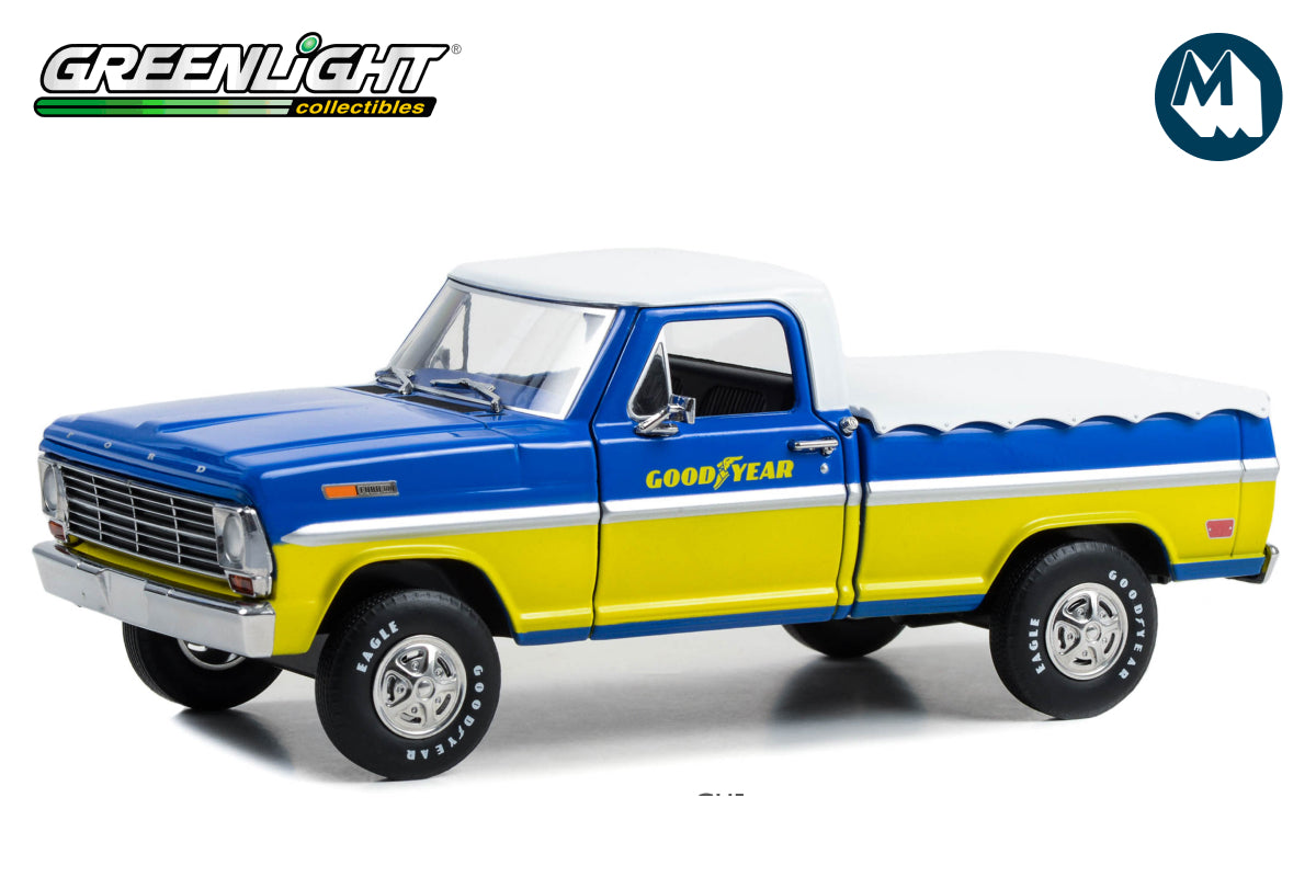 1:24 - 1969 Ford F-100 with Bed Cover / Goodyear Tires