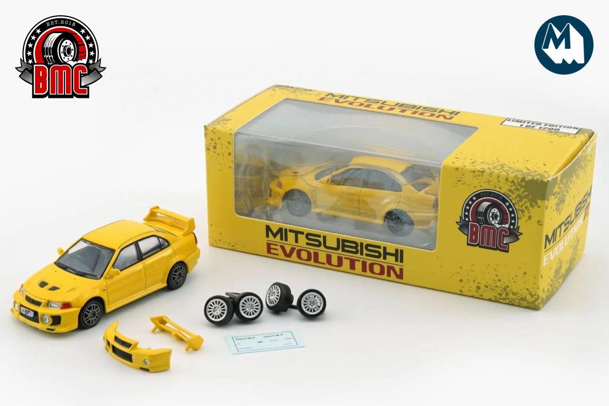 Mitsbushi Lancer Evolution V and VI (Yellow)
