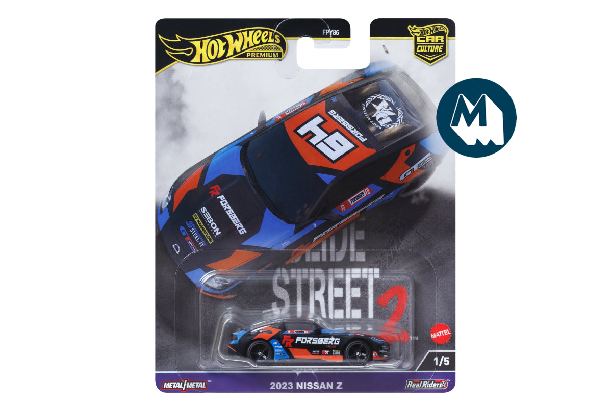 Hot Wheels Car Culture 2024 Mix 2 Slide Street 2 / #1 - 2023 Nissan Z (Black)