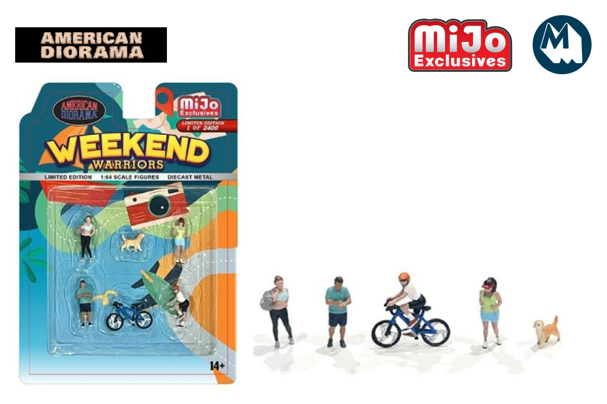 1:64 American Diorama Weekend Warriors (AD-2402)