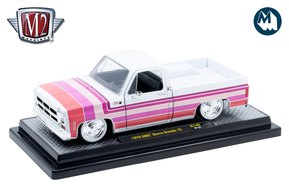 M2マシーン 1976 GMC シエラ・グランデ 15 1:24 - 1976 GMC Sierra Grande 15 – Modelmatic