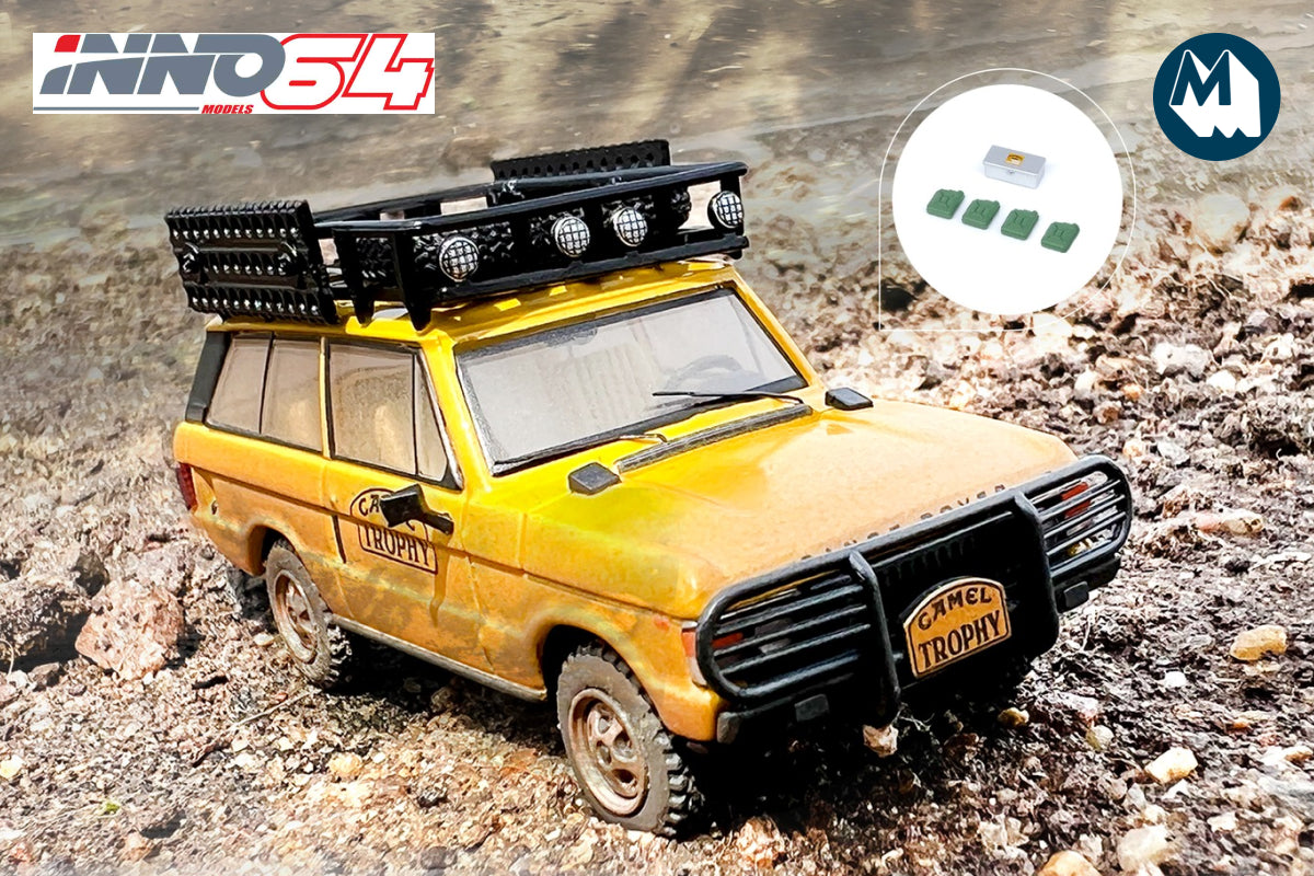 Range Rover "Classic" with dust effect / Camel Trophy 1982 with tool box and oil containers