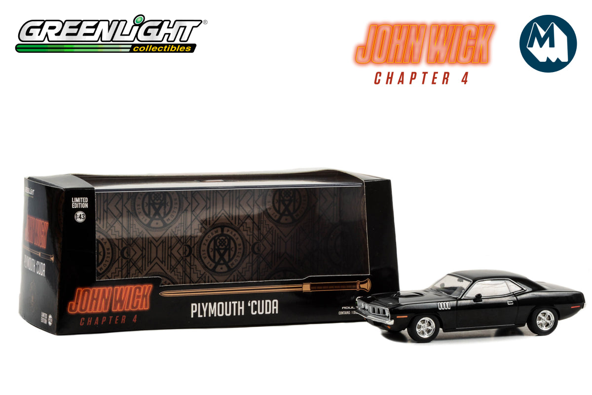 1:43 - John Wick: Chapter 4 / 1971 Plymouth 'Cuda