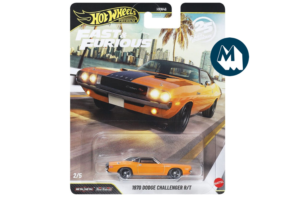 Hot Wheels Fast & Furious Premium 2026 Mix 6 / #2 - 1970 Dodge Challenger R/T (Hemi Orange)