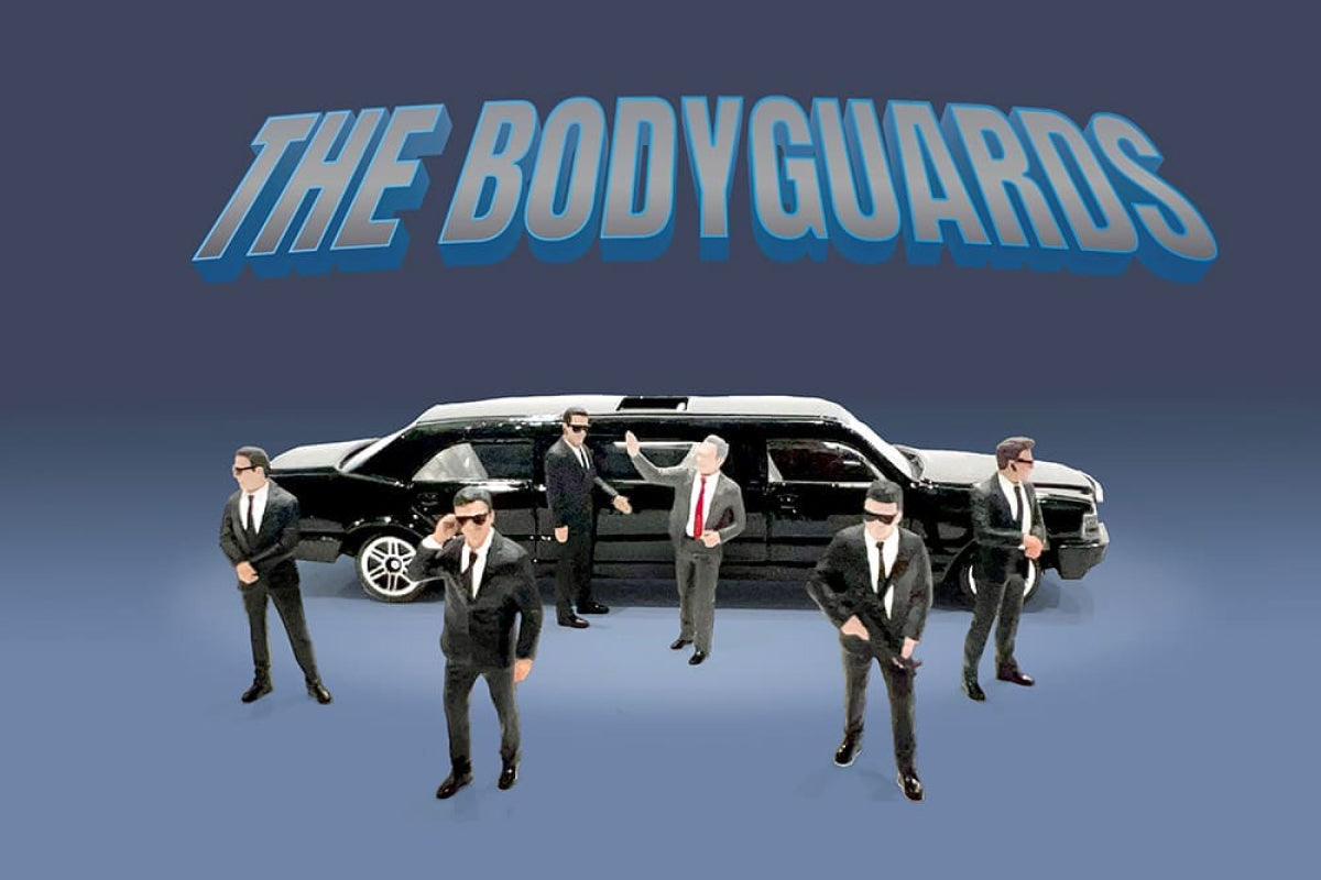 1:64 American Diorama The Bodyguards Figure Set (AD-2421)