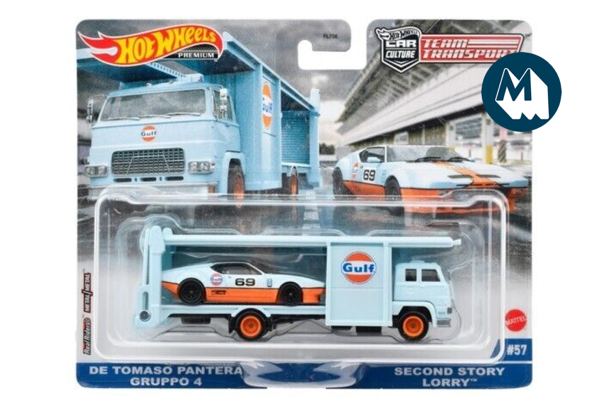 #57 - Second Story Lorry / De Tomaso Pantera Gruppo 4 (Gulf Racing Blue)