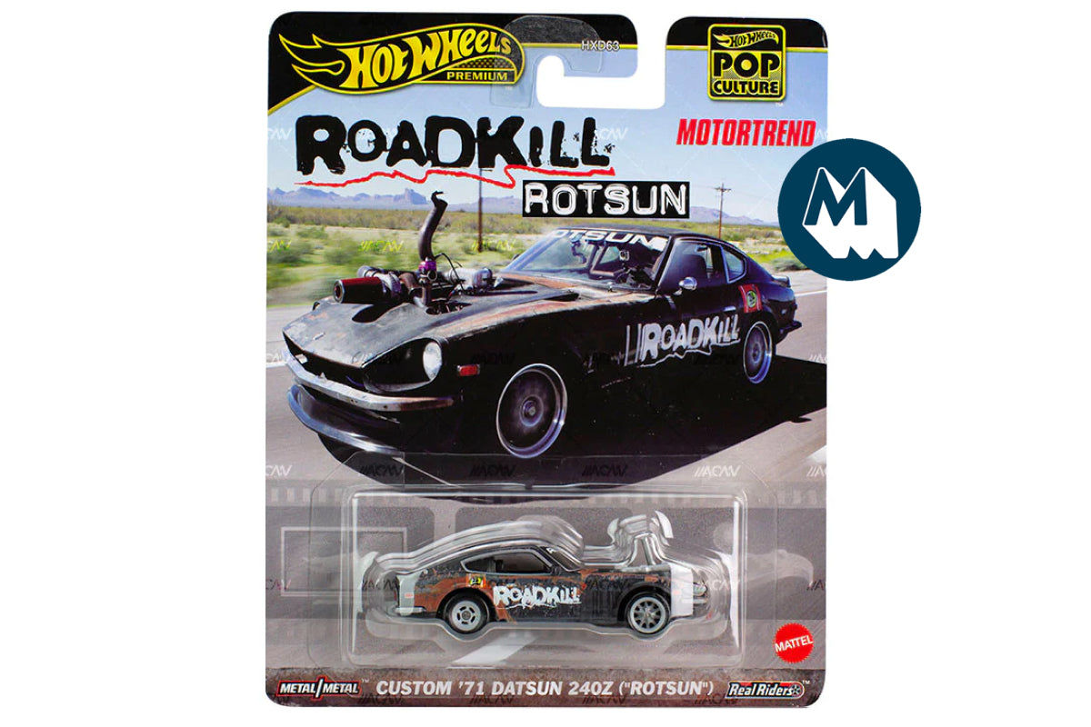 Hot Wheels Pop Culture 2024 Mix 1 / Custom '71 Datsun 240Z "Rotsun" - Roadkill