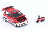 Honda City Turbo II with Motocompo - Coca Cola Livery
