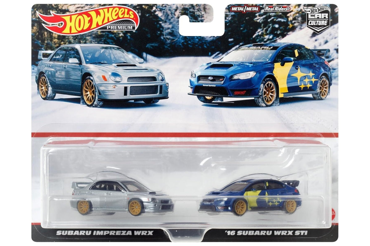 Car Culture Twin Pack - Subaru Impreza WRX / '16 Subaru WRX STi