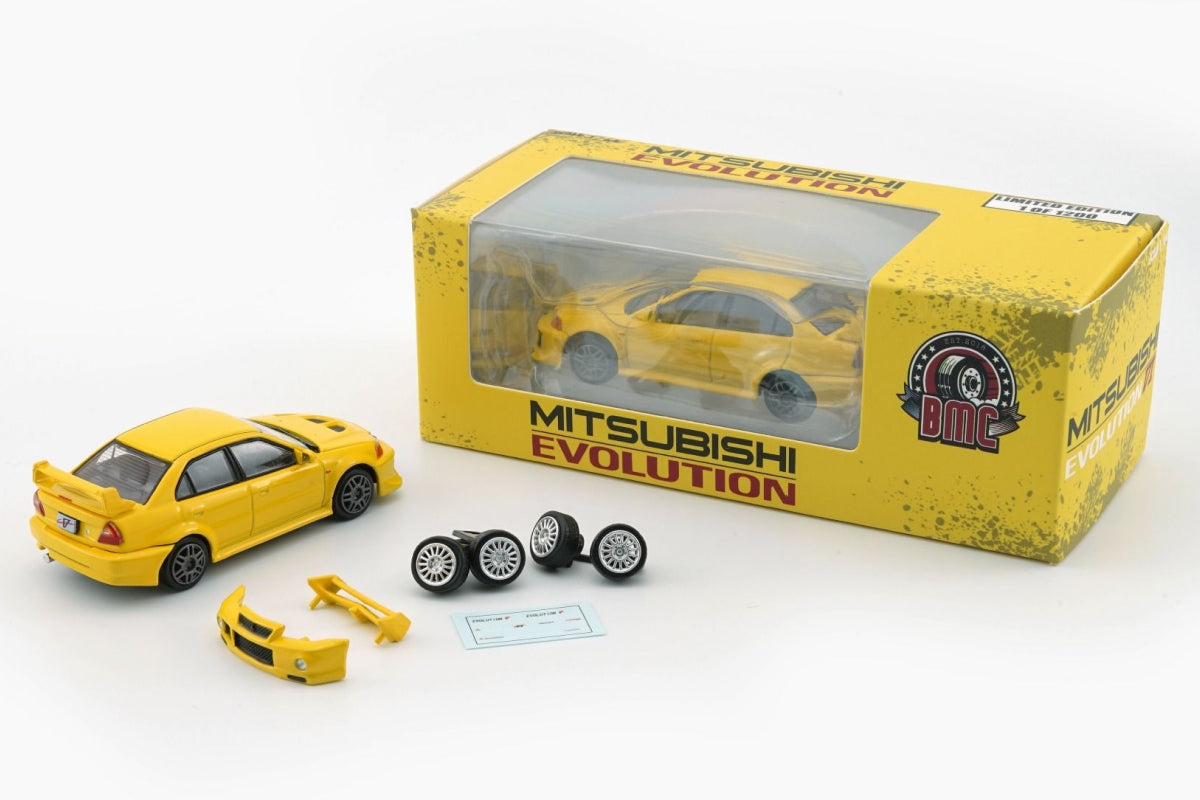 Mitsbushi Lancer Evolution V and VI (Yellow)