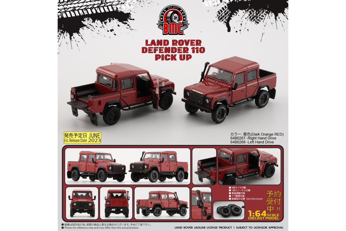2016 Land Rover Defender 110 Pick Up (Red-Orange)