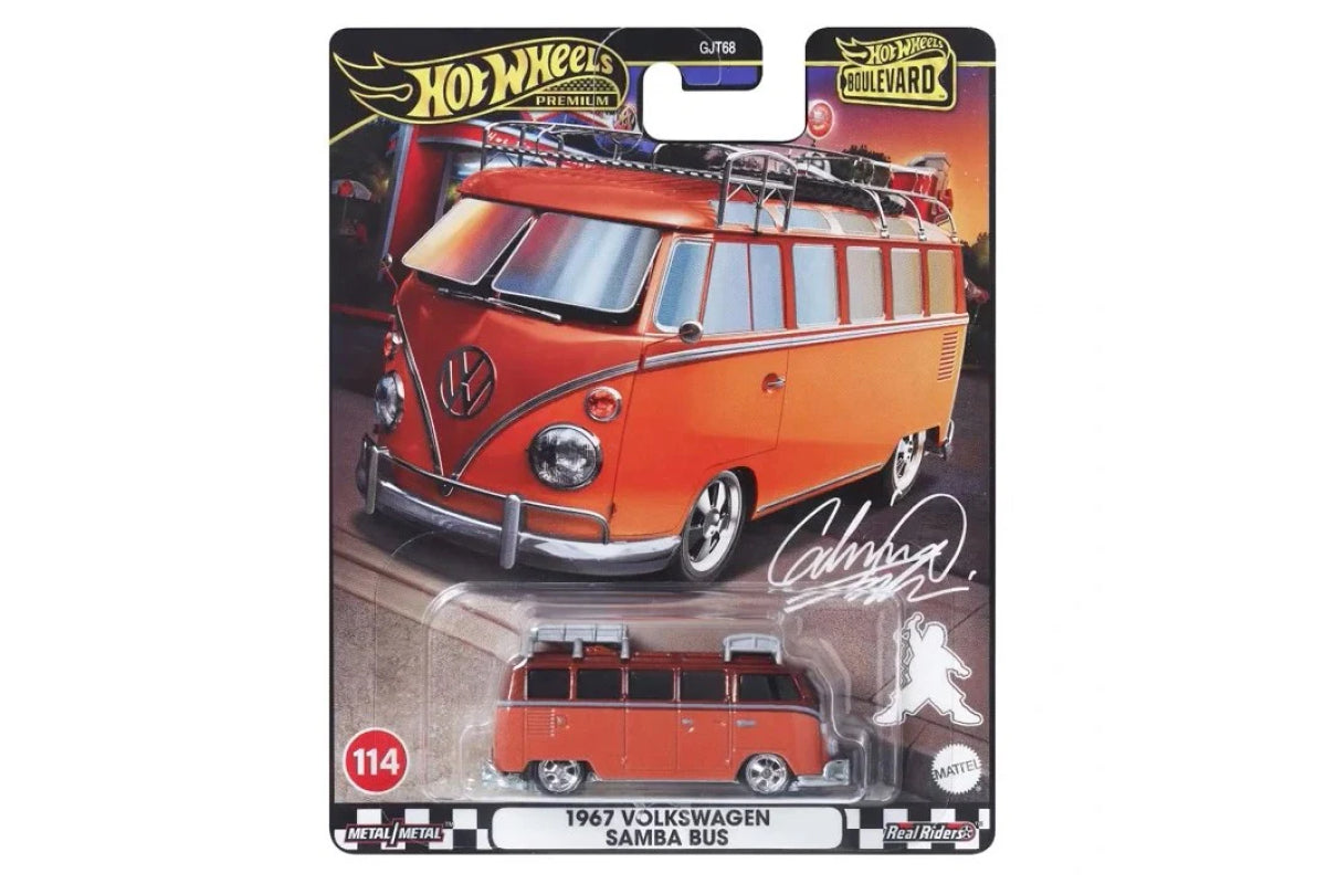 Hot Wheels Boulevard 2024 / #114 - 1967 Volkswagen Samba Bus (Orange)