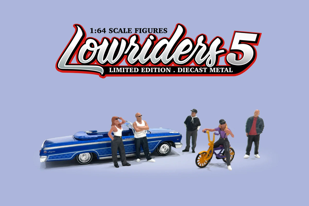1:64 American Diorama Lowriders #5 Figure Set (AD-2427MJ)