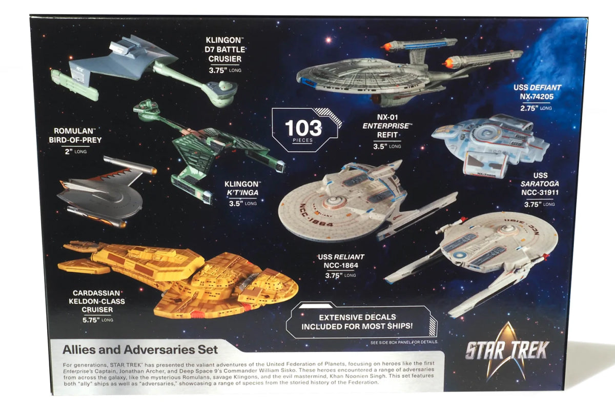 1:2500 - Star Trek Adversaries & Allies Ship Set (Model Kit)