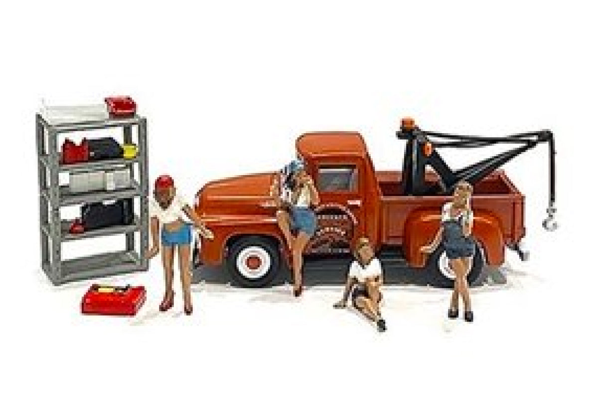 1:64 American Diorama Lady Mechanics (AD-76484)